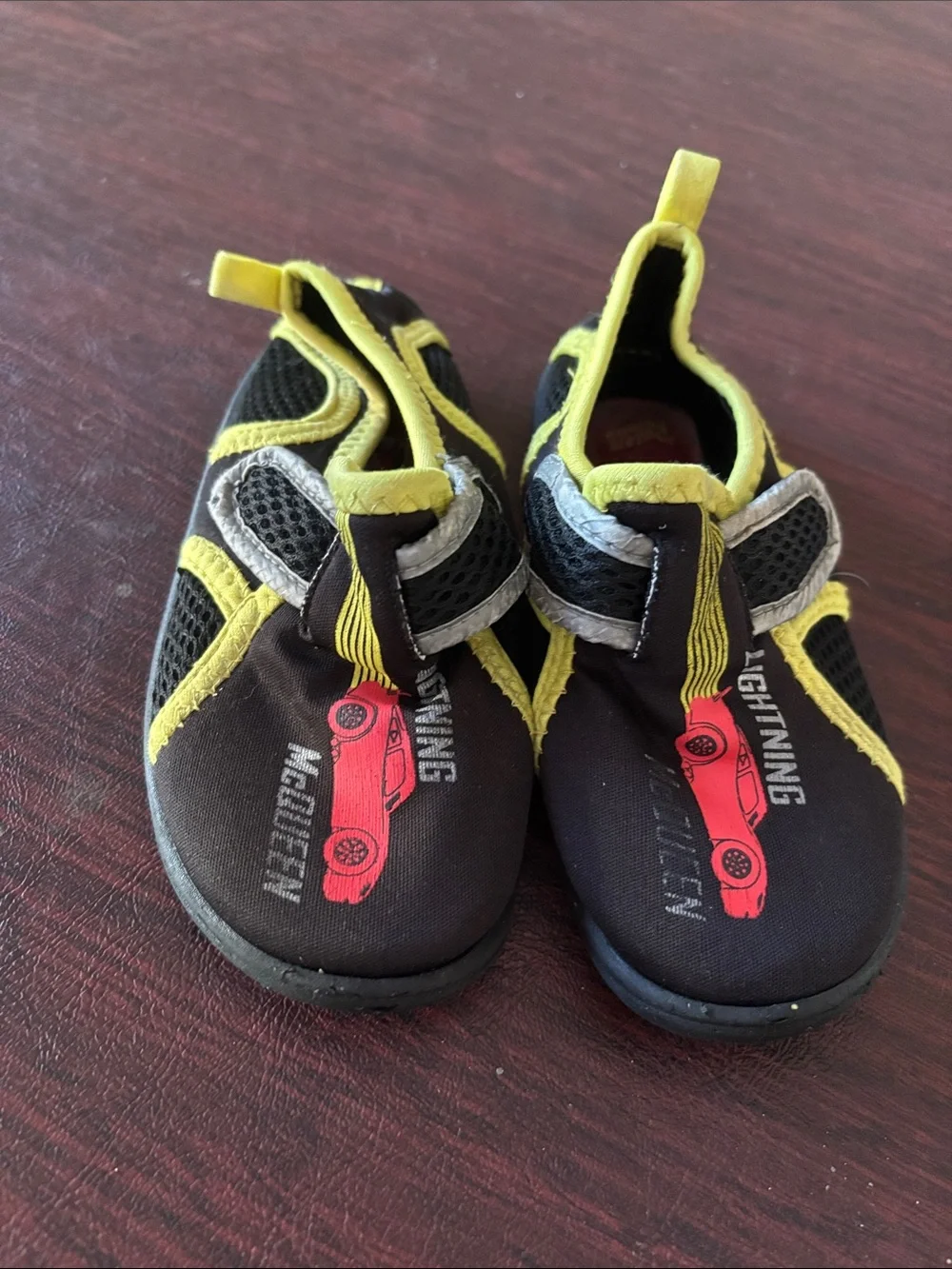 Disney Black and Yellow Lightning McQueen Water Shoes
